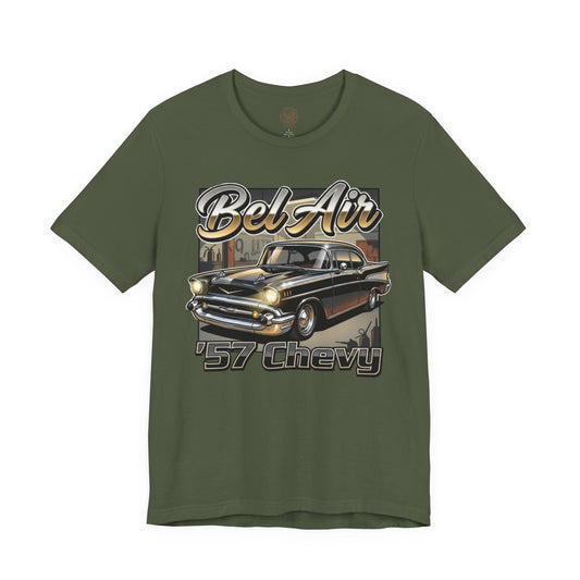 57 Chevy Night Garage Shirt | Classic Car Tee 14A