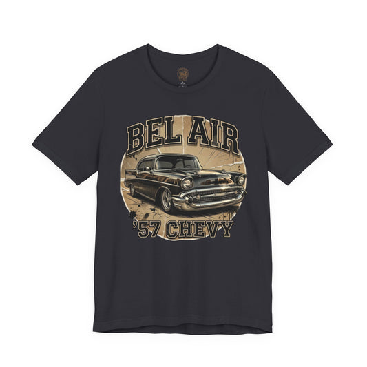 Classic Chevy Detail Shirt | 57 Bel Air Chrome Tee 8B