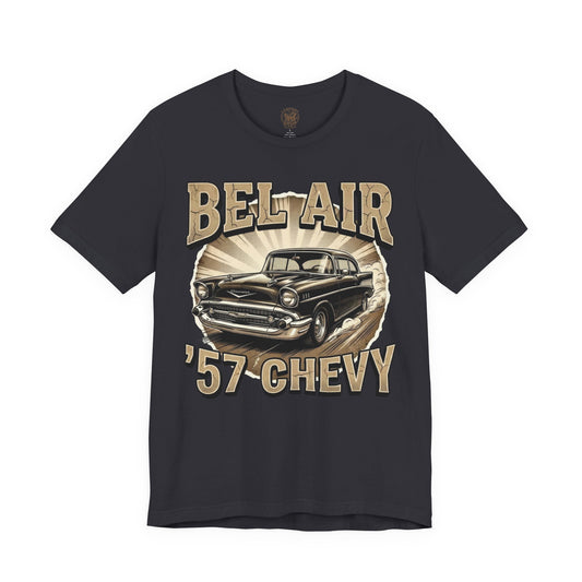 Burnout Car Gift Shirt | 57 Chevy Muscle Tee 9B