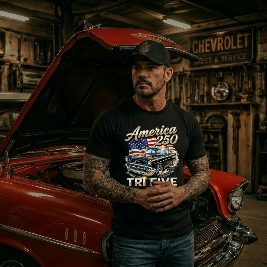 America 250 Tri Five Tee | 4th of July Shirt 17A