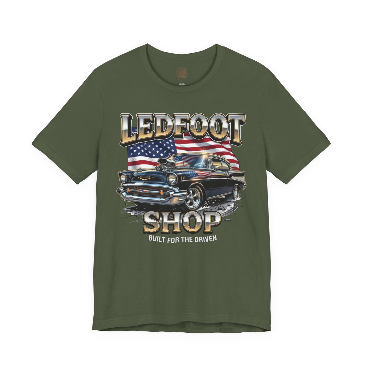 America 250 Chevy Shirt | Ledfoot Shop Tee 17D