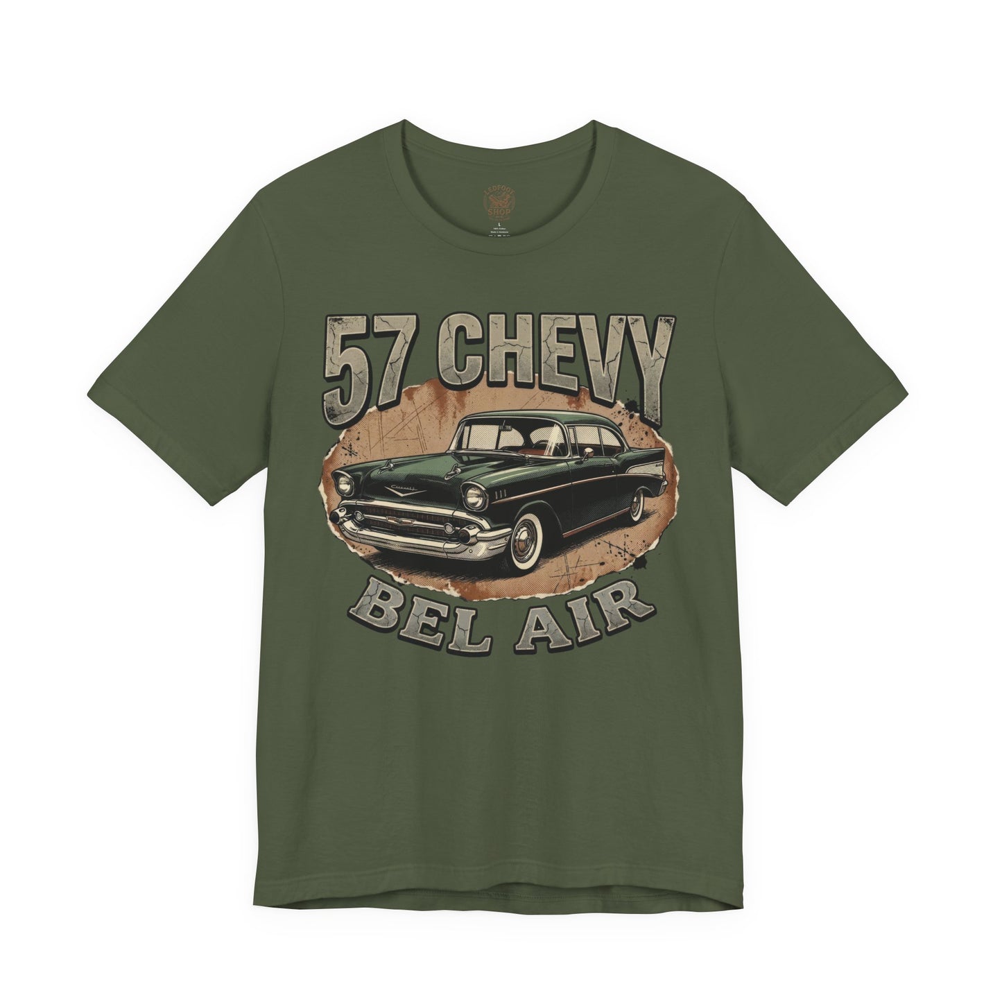 Retro 1957 Chevy T-Shirt | Vintage Muscle Car Tee 1C