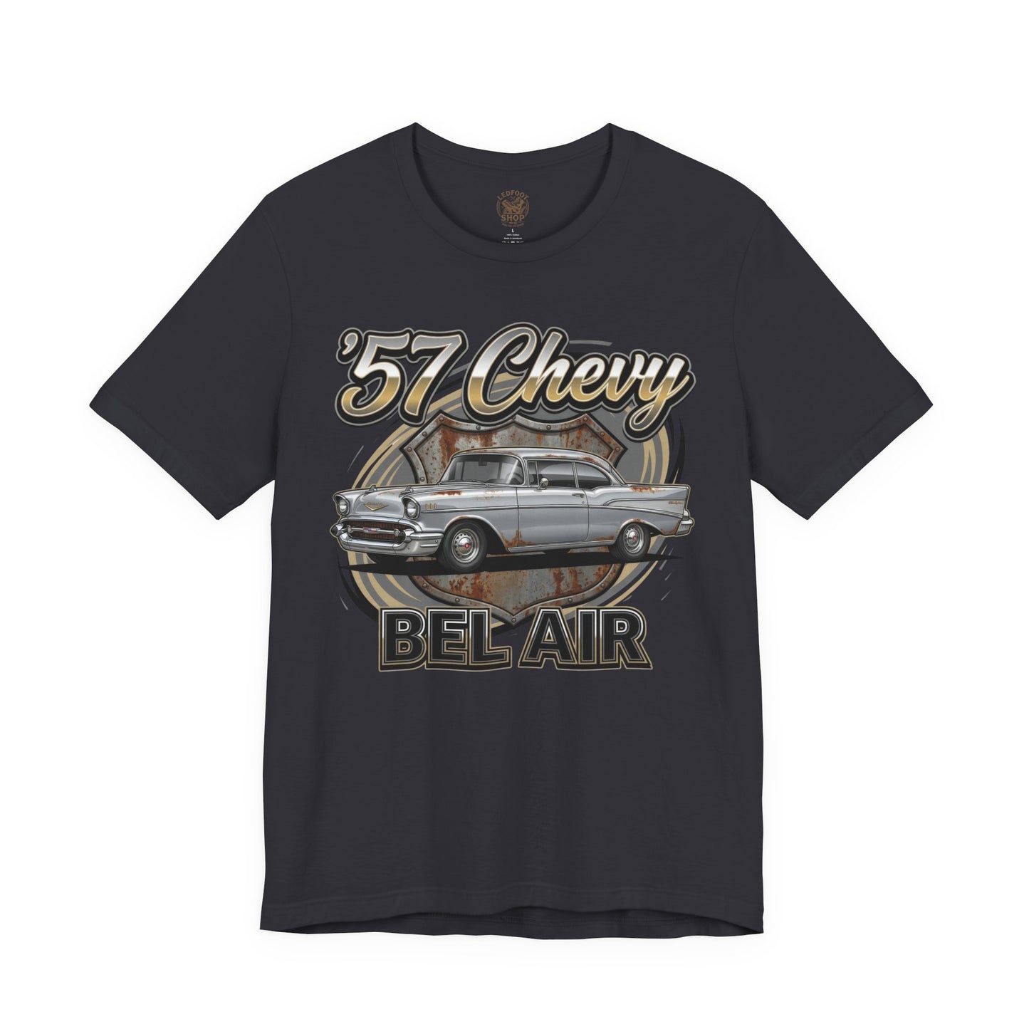Classic Car Gift Shirt | 57 Chevy Bel Air Tee for Enthusiasts 2B