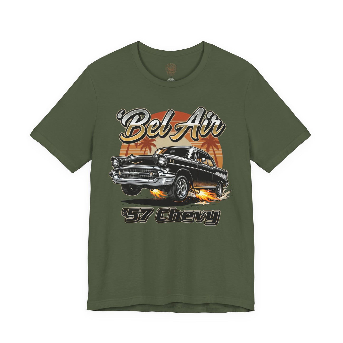 57 Chevy Fire Cruise Gift Shirt | Vintage Car Tee 10C