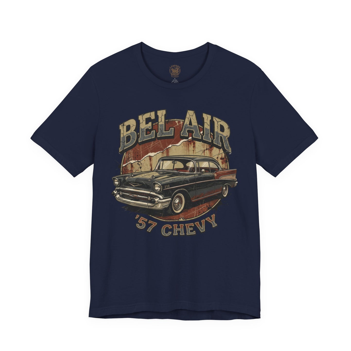 Classic Car Collector Gift | 57 Chevy Tee 15B