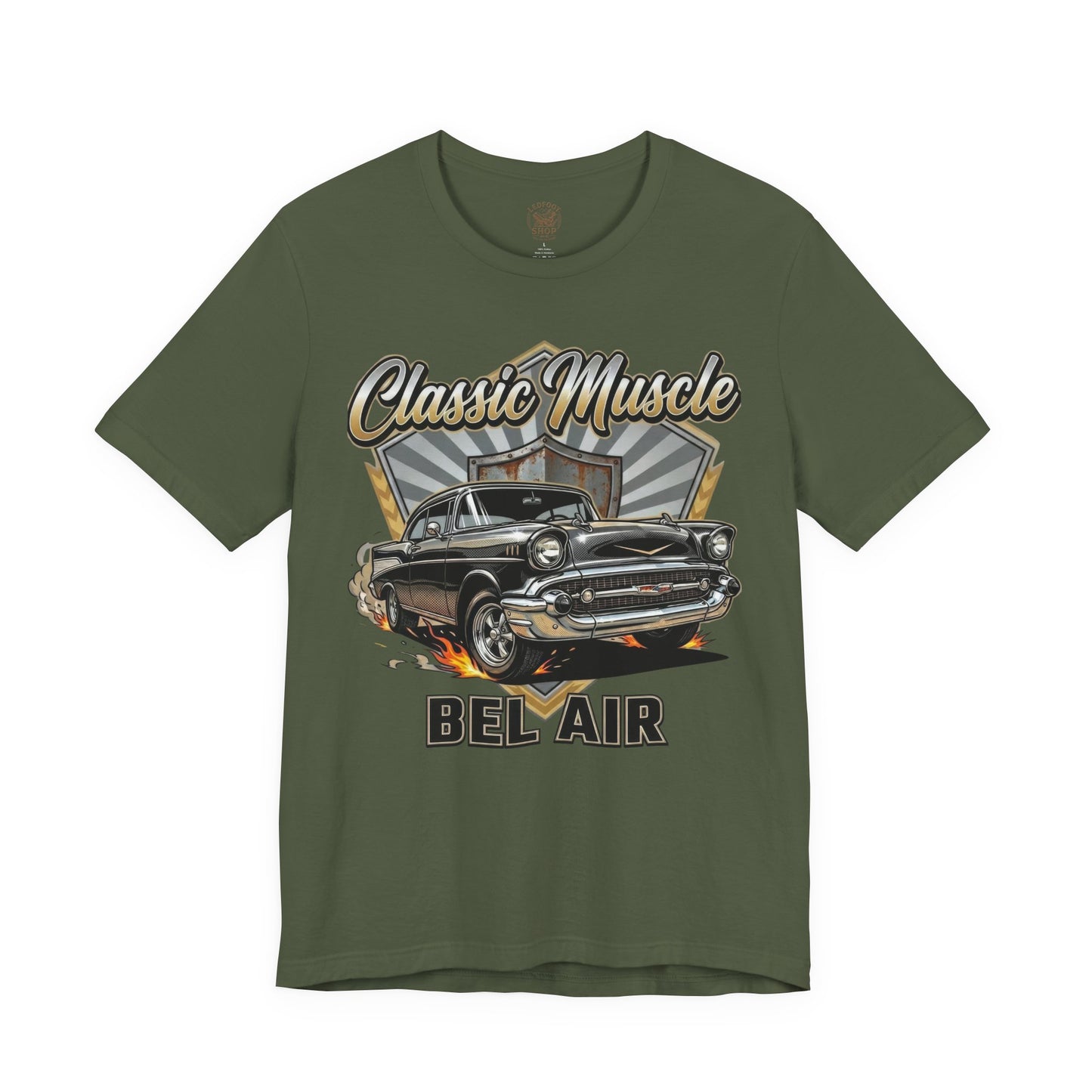 Mechanic Gift Shirt | 57 Chevy Garage Logo Tee 7B