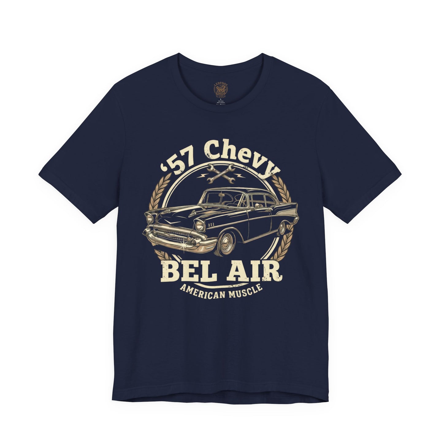 57 Chevy Outline T-Shirt | Classic Car Gift Tee 5A