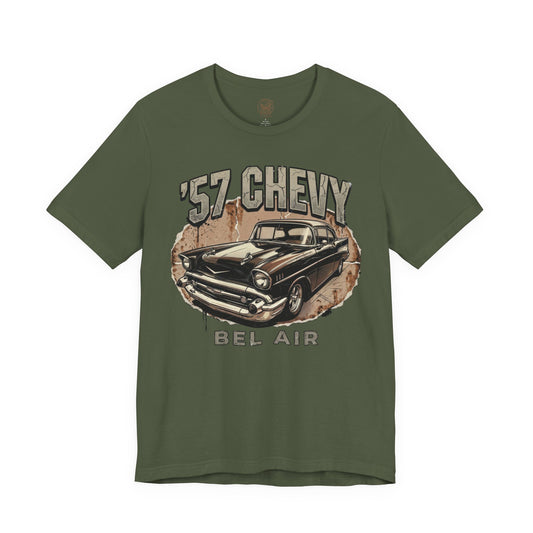57 Chevy Bel Air T-Shirt | Classic Car Graphic Tee 1A