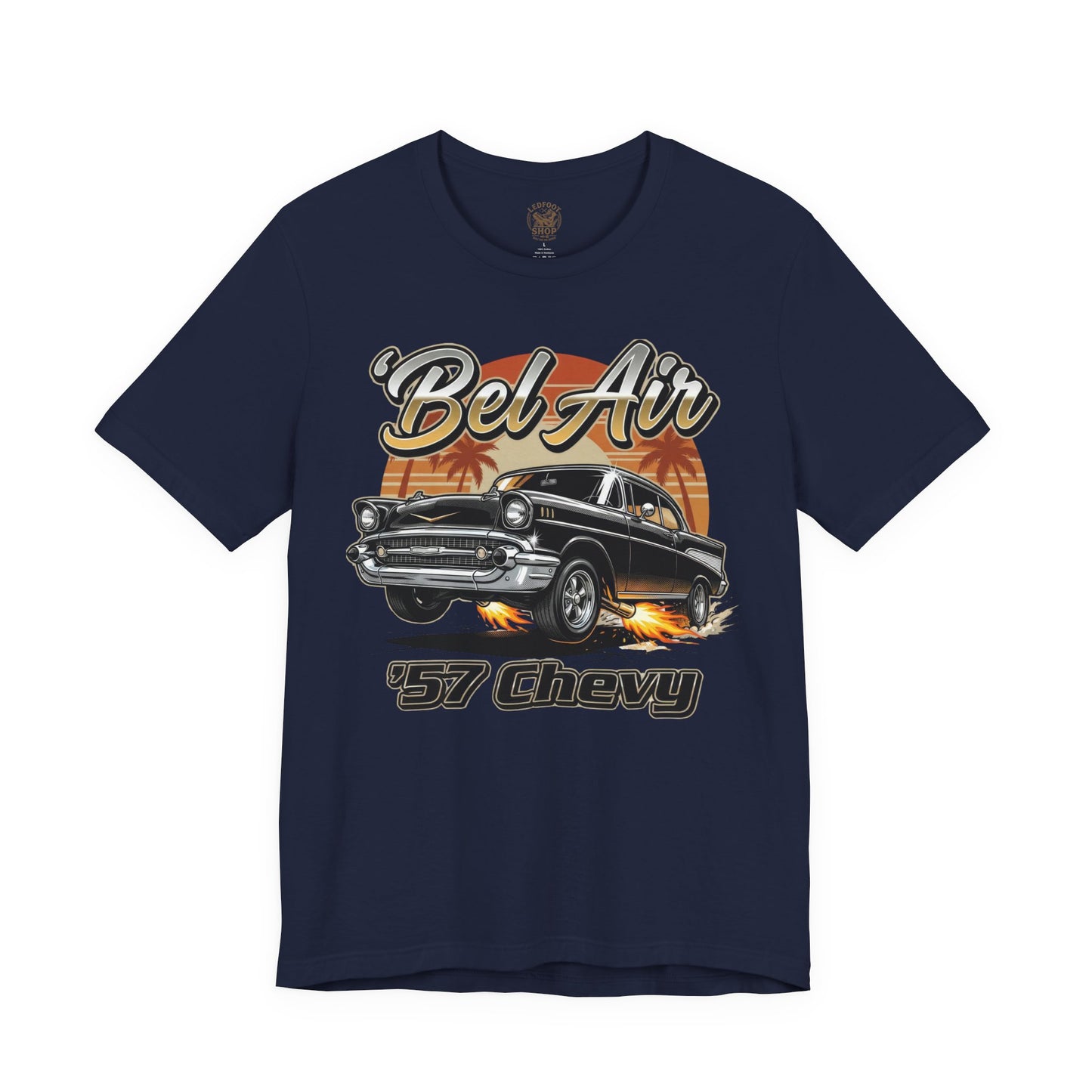 57 Chevy Fire Cruise Gift Shirt | Vintage Car Tee 10C