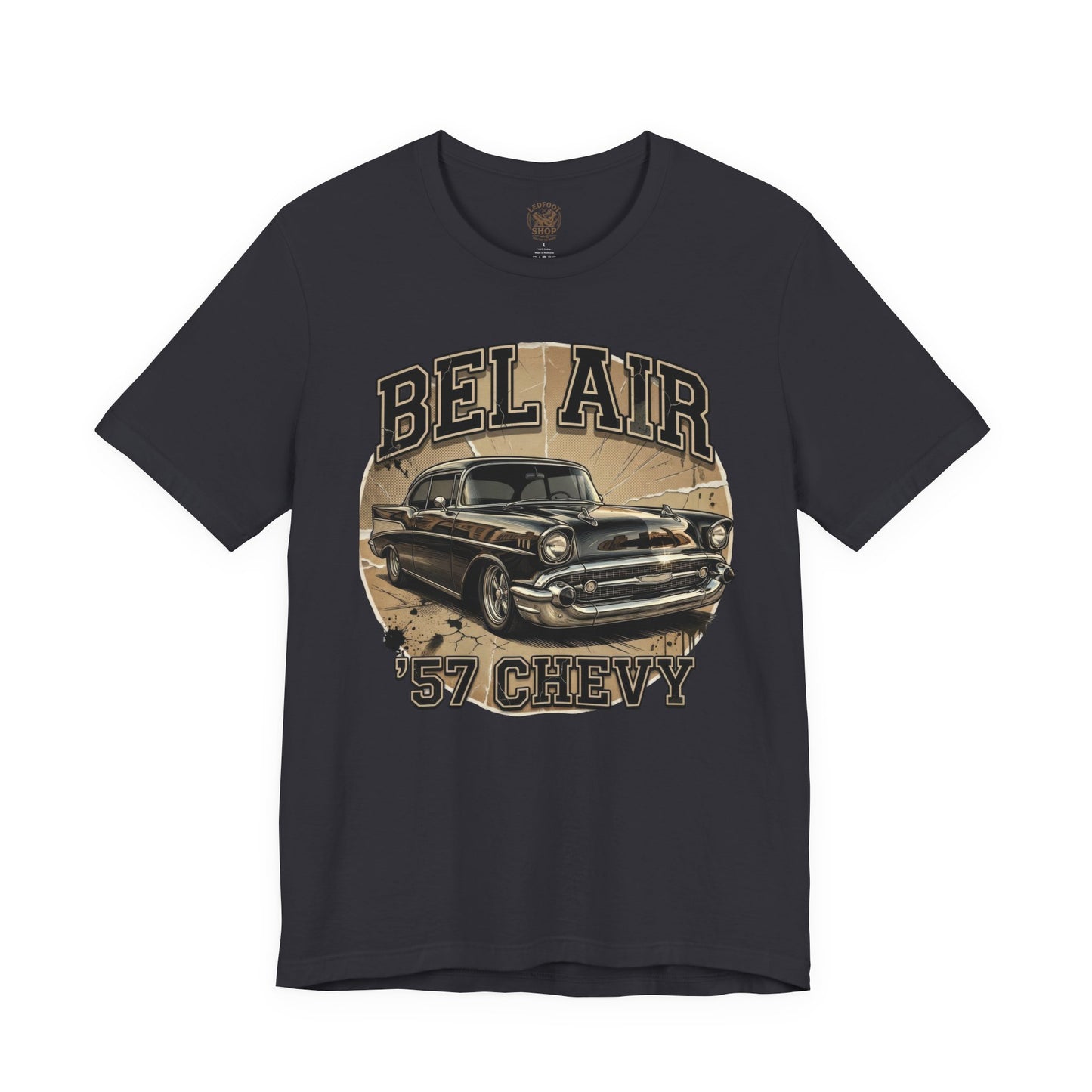 Classic Chevy Detail Shirt | 57 Bel Air Chrome Tee 8B