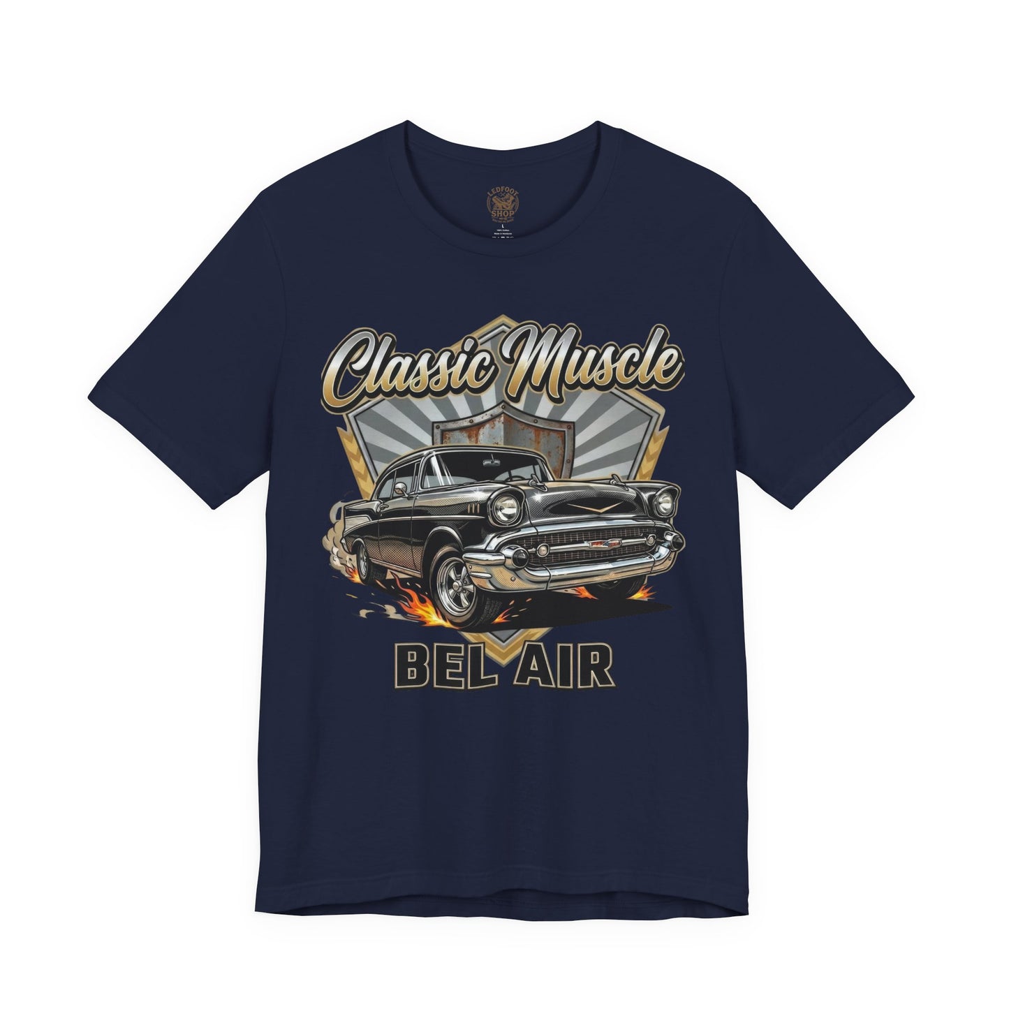 Mechanic Gift Shirt | 57 Chevy Garage Logo Tee 7B