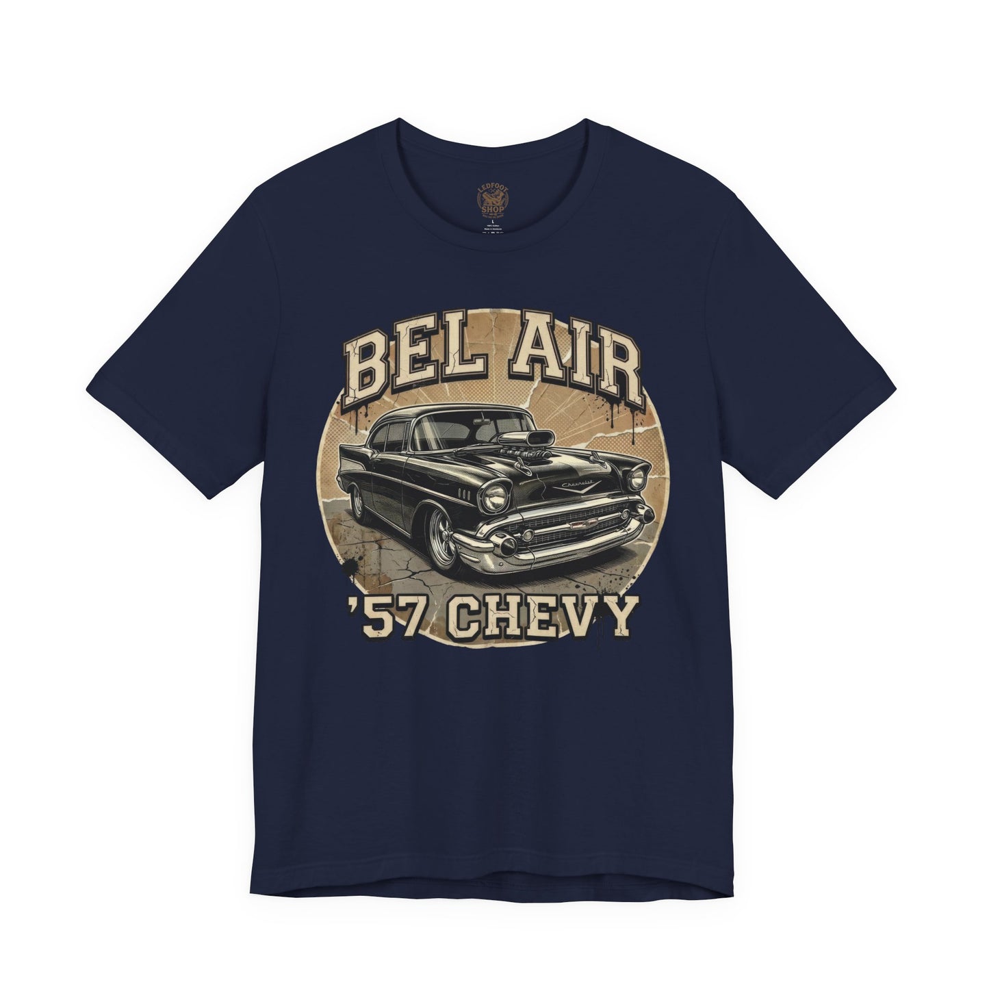 57 Chevy Engine Shirt | Classic Motor Tee 12A