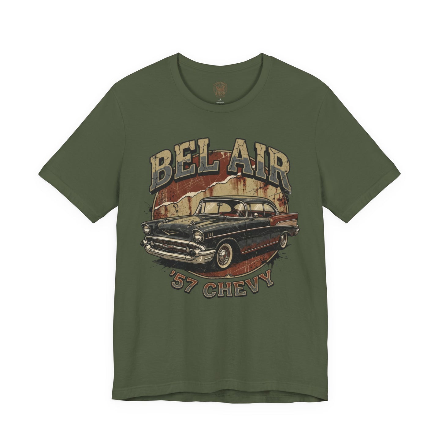 Classic Car Collector Gift | 57 Chevy Tee 15B