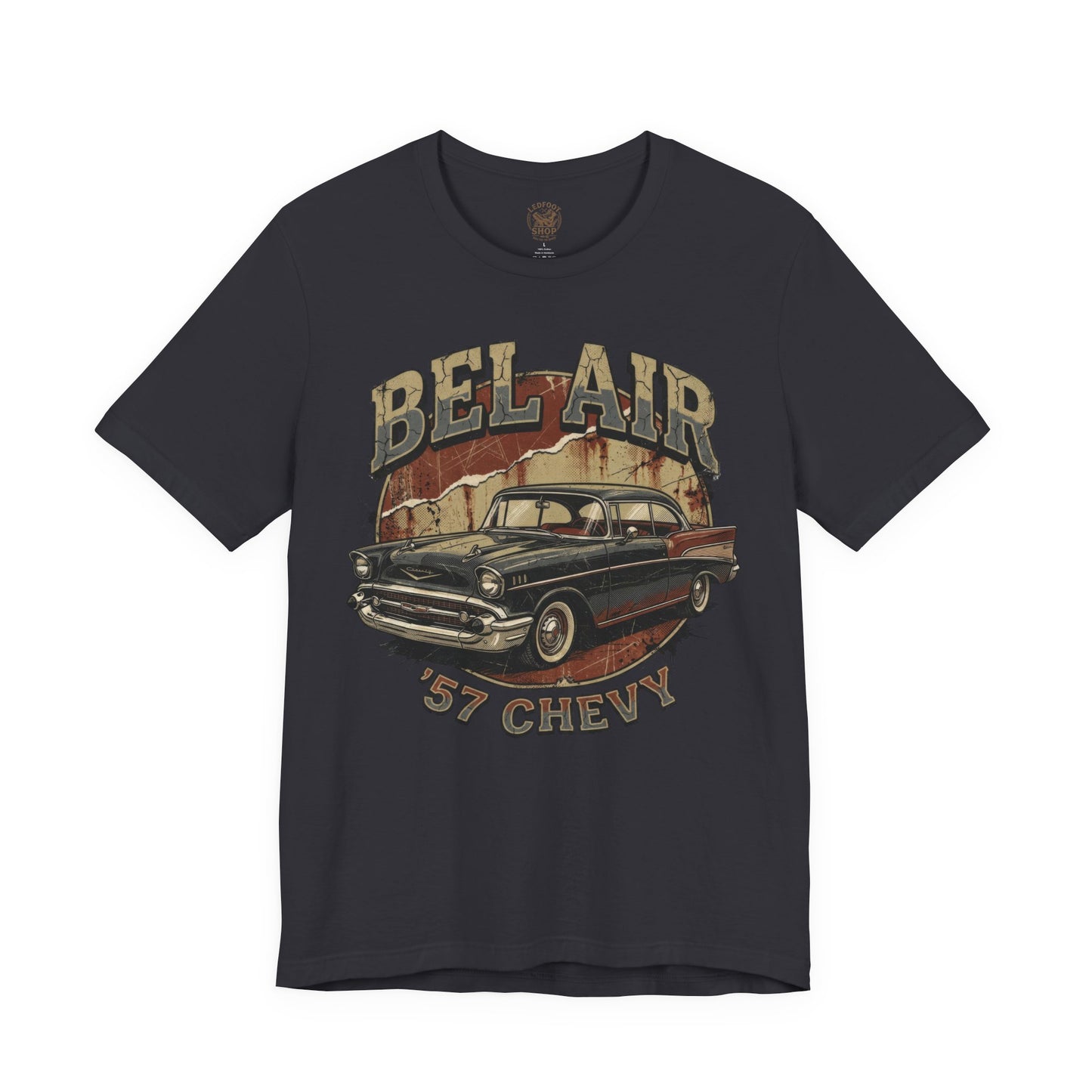 Classic Car Collector Gift | 57 Chevy Tee 15B