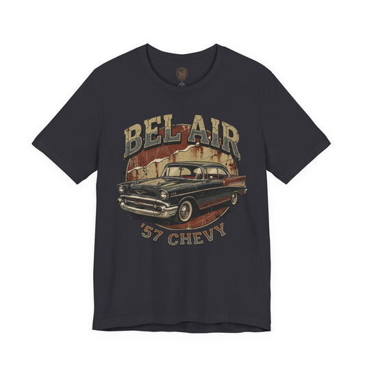 Classic Car Collector Gift | 57 Chevy Tee 15B