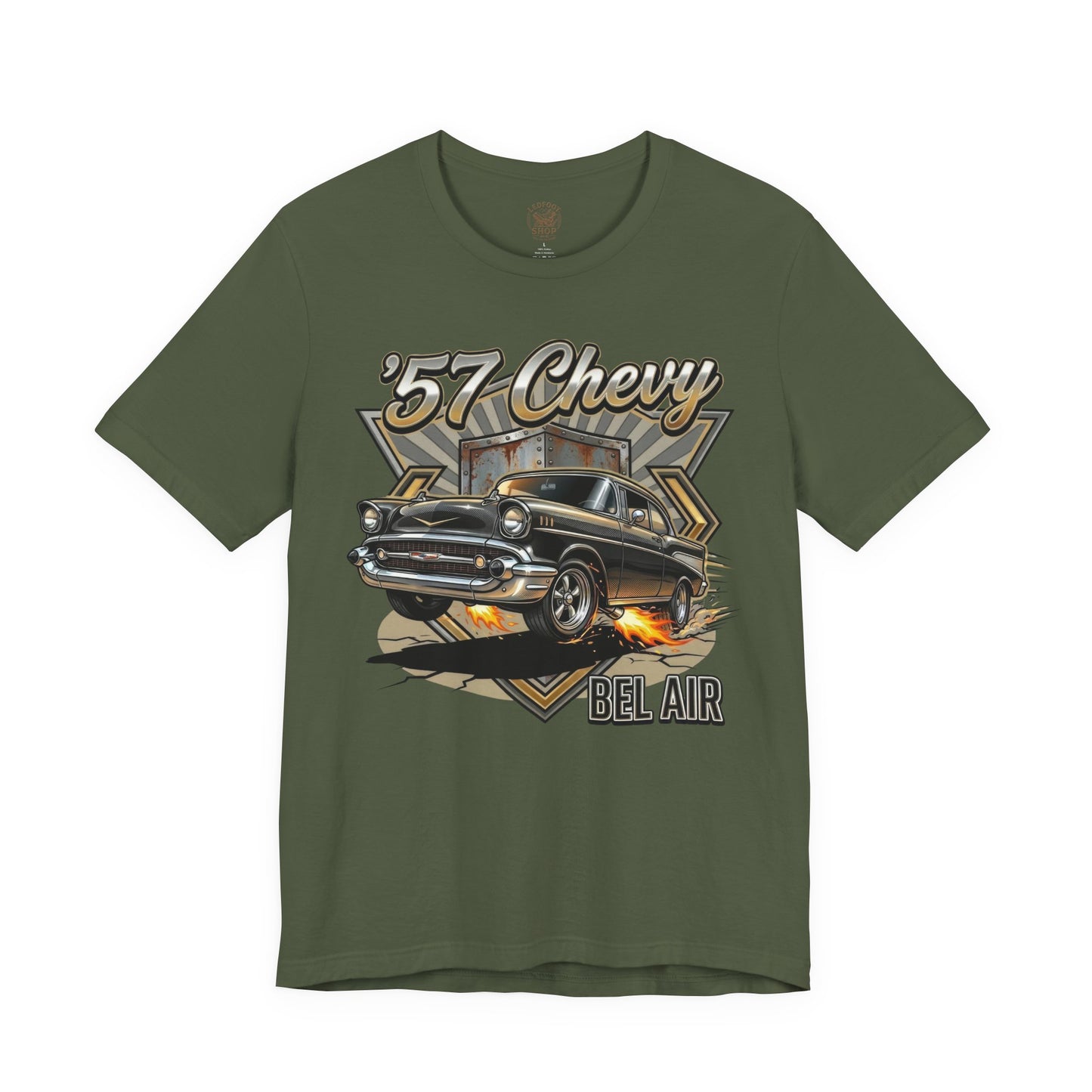Vintage Garage 57 Chevy Shirt | Retro Shop Tee 7C
