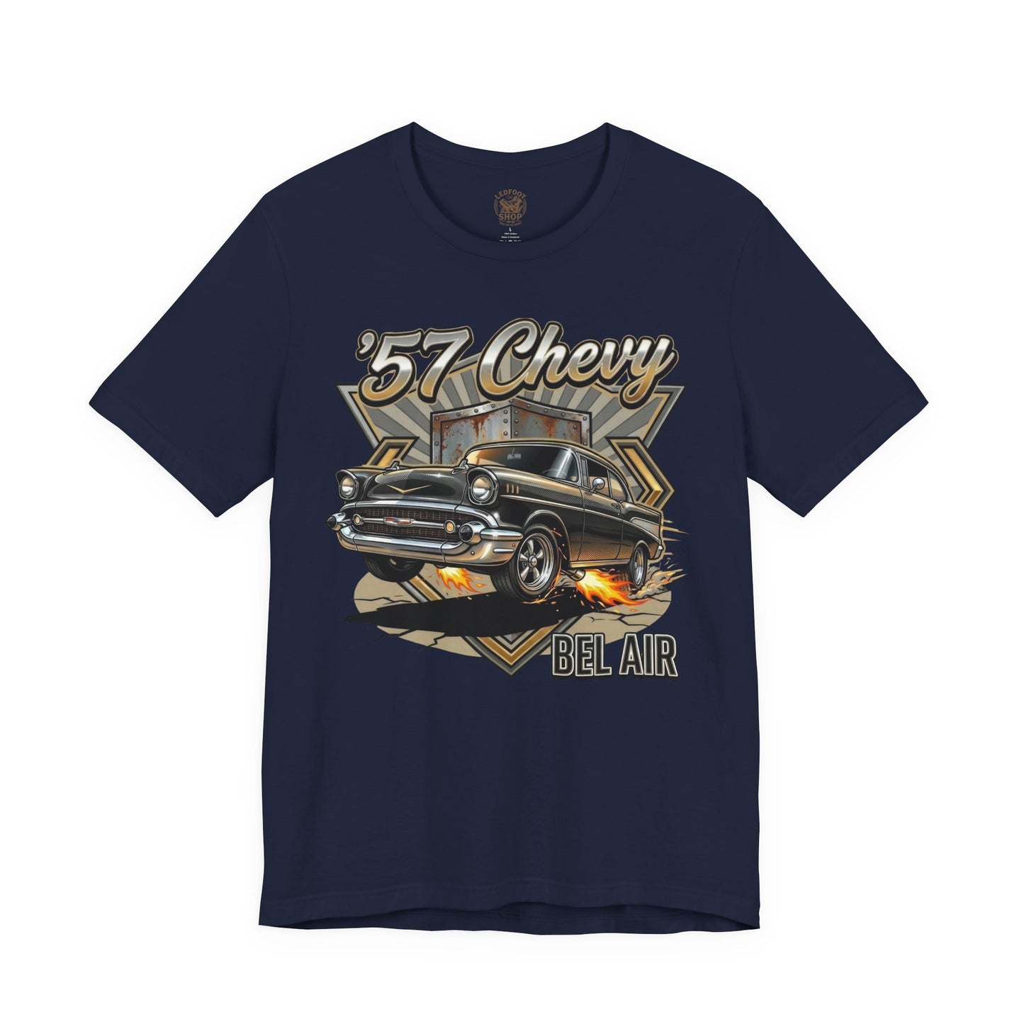 Vintage Garage 57 Chevy Shirt | Retro Shop Tee 7C