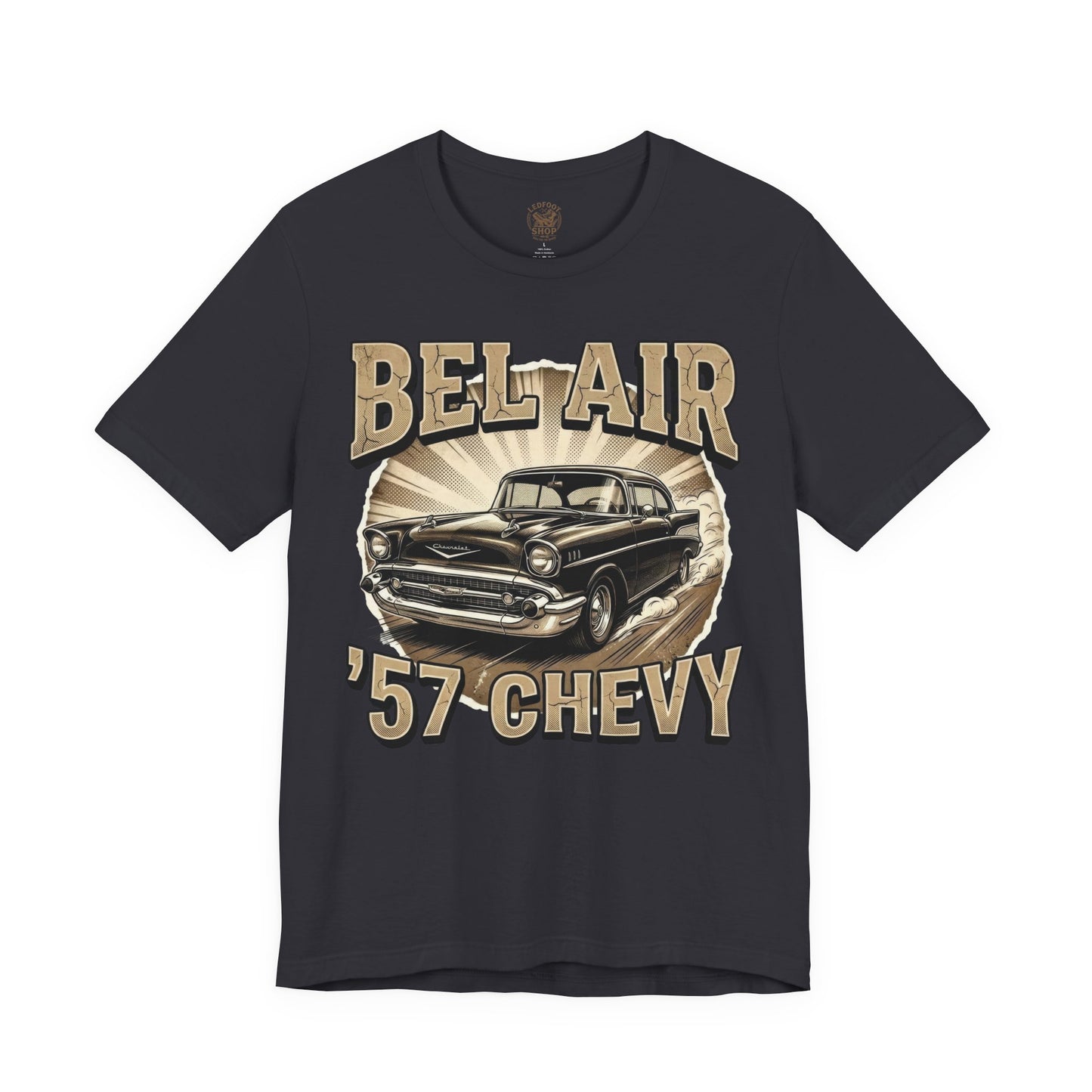 Burnout Car Gift Shirt | 57 Chevy Muscle Tee 9B