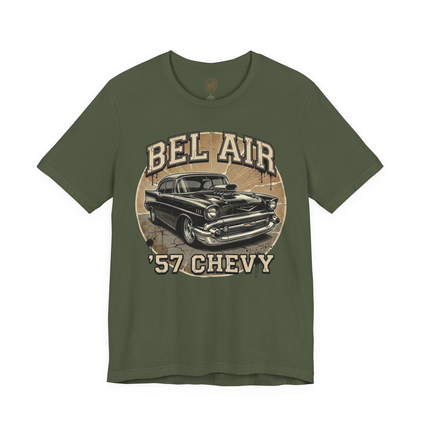 57 Chevy Engine Shirt | Classic Motor Tee 12A