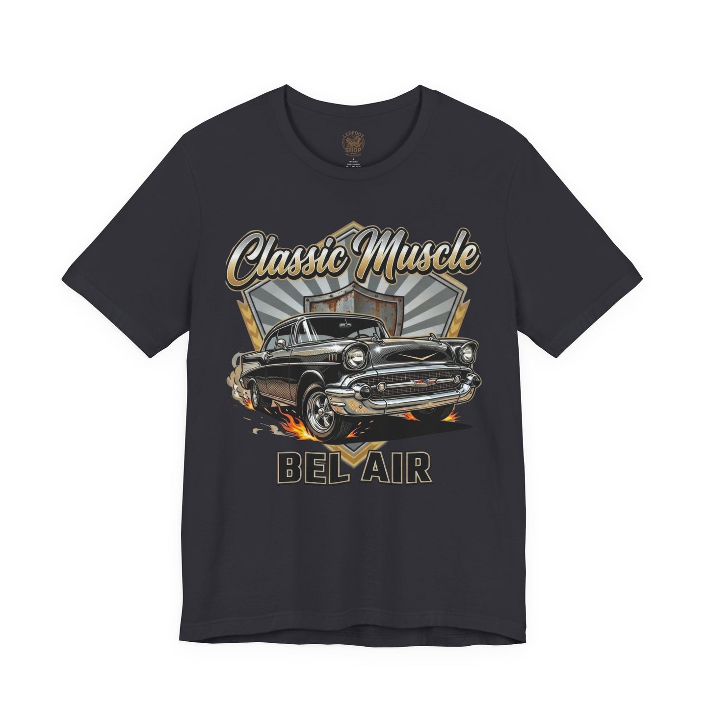 Mechanic Gift Shirt | 57 Chevy Garage Logo Tee 7B