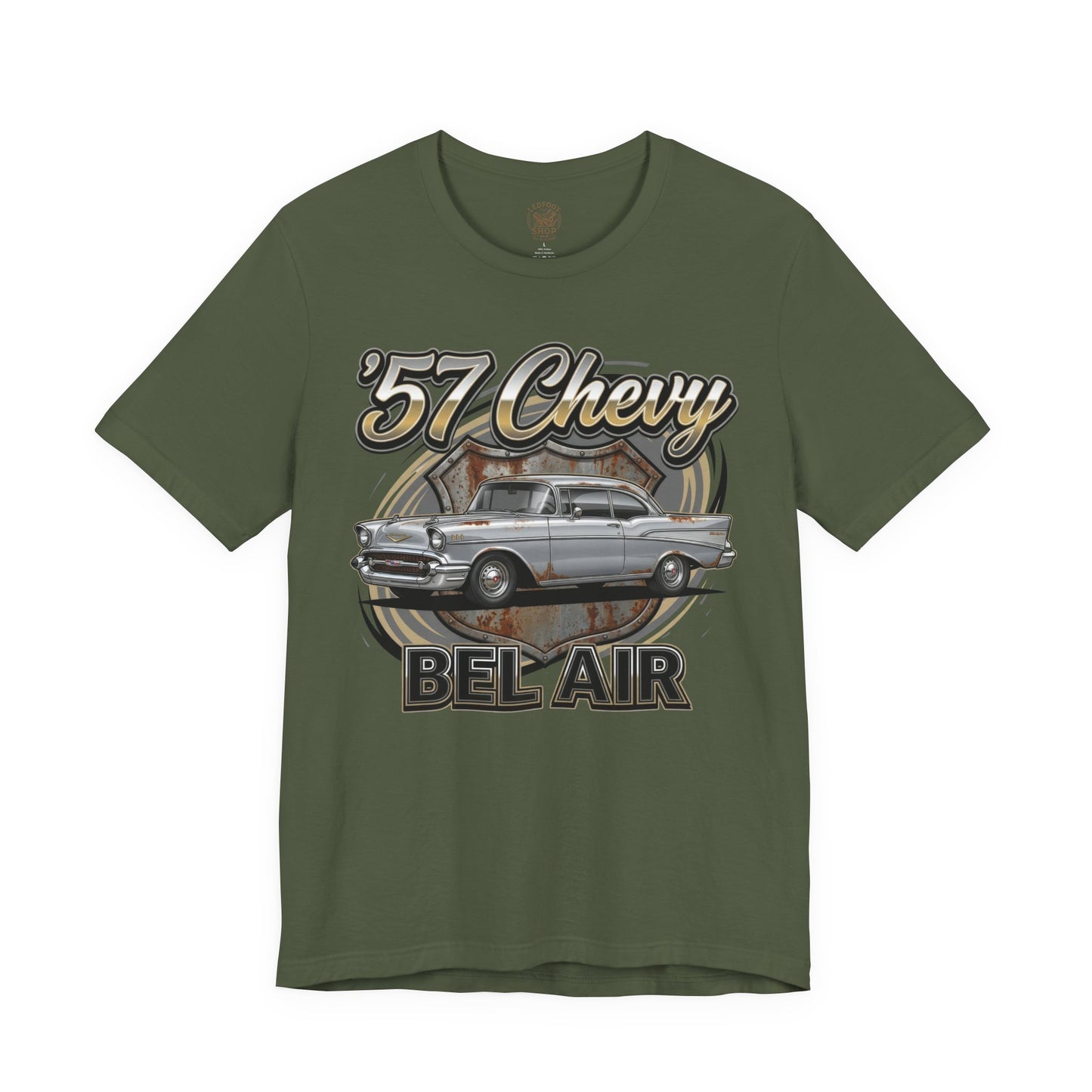 Classic Car Gift Shirt | 57 Chevy Bel Air Tee for Enthusiasts 2B