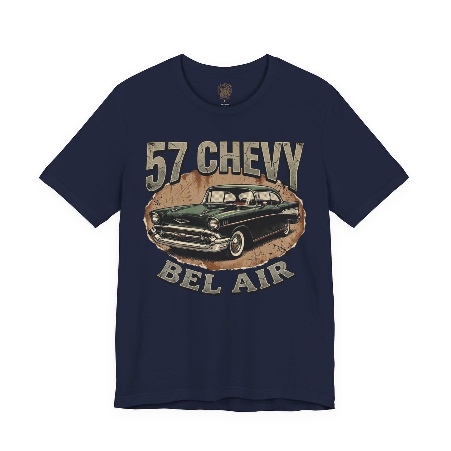 Retro 1957 Chevy T-Shirt | Vintage Muscle Car Tee 1C