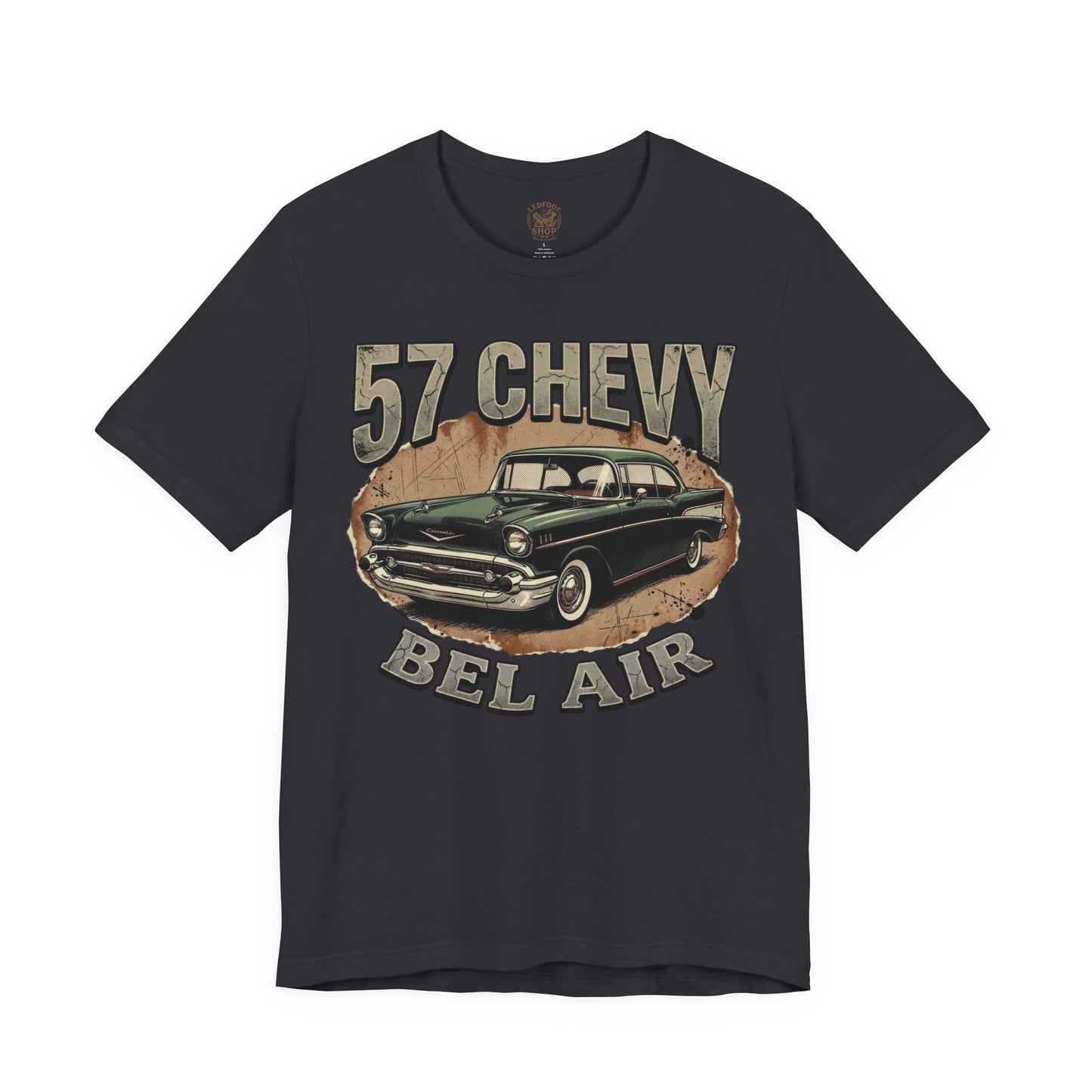 Retro 1957 Chevy T-Shirt | Vintage Muscle Car Tee 1C