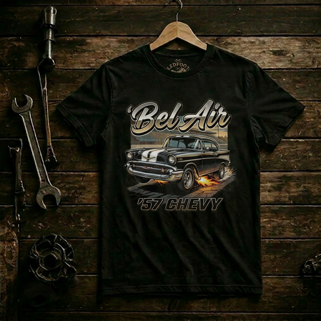 Racing Car Gift Shirt | 57 Chevy Speed Tee 13C