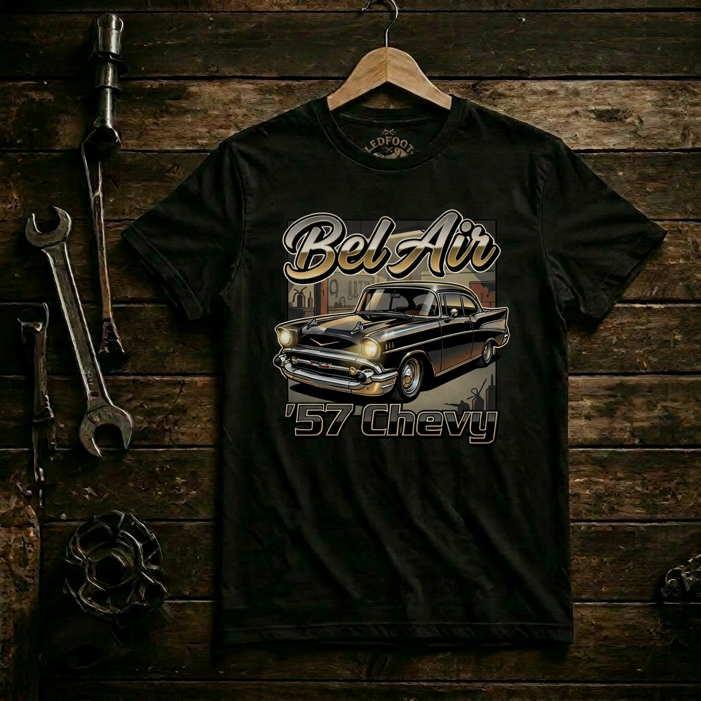 57 Chevy Collector Shirt | Classic Car Heritage Tee 15A