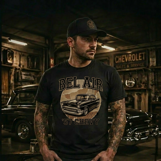 57 Chevy Collector Shirt | Classic Car Heritage Tee 15A