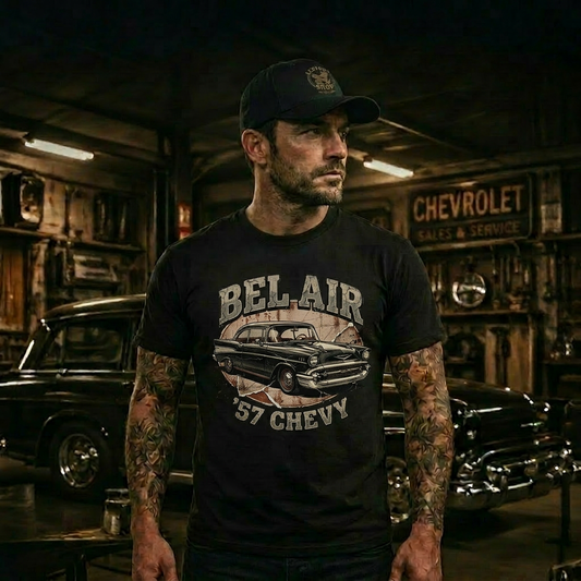 57 Chevy Heritage Shirt | Classic Car Enthusiast Tee 15C
