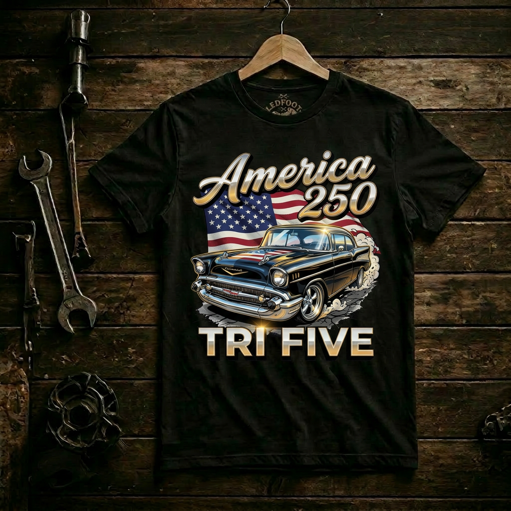America 250 Tri Five Tee | 4th of July Shirt 17A