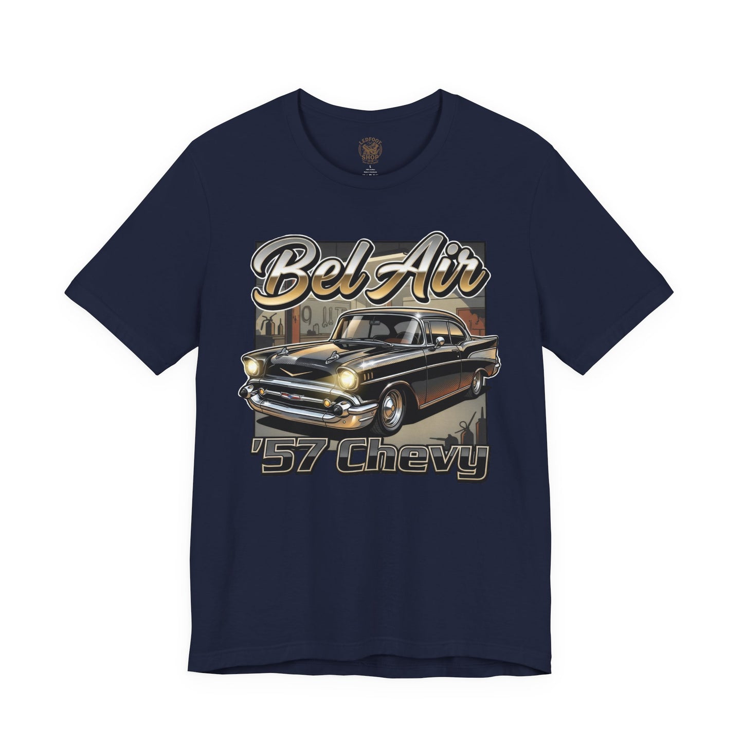 57 Chevy Night Garage Shirt | Classic Car Tee 14A