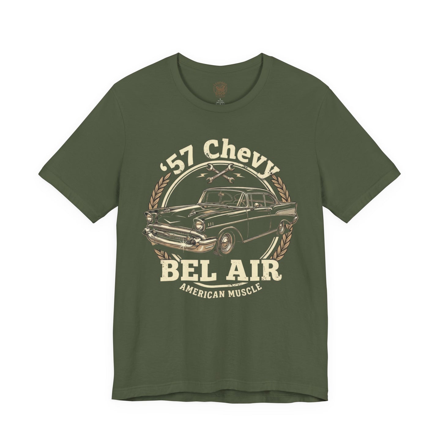 57 Chevy Outline T-Shirt | Classic Car Gift Tee 5A