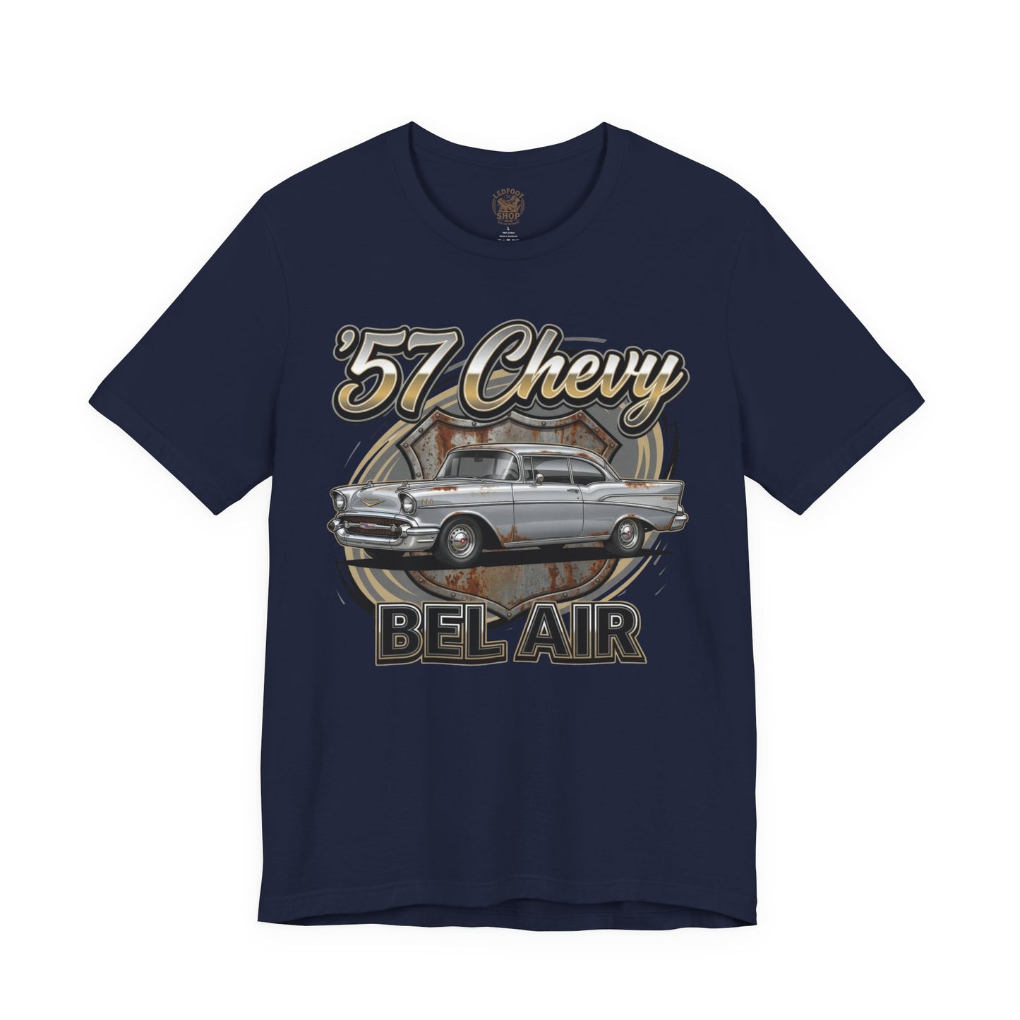 Classic Car Gift Shirt | 57 Chevy Bel Air Tee for Enthusiasts 2B