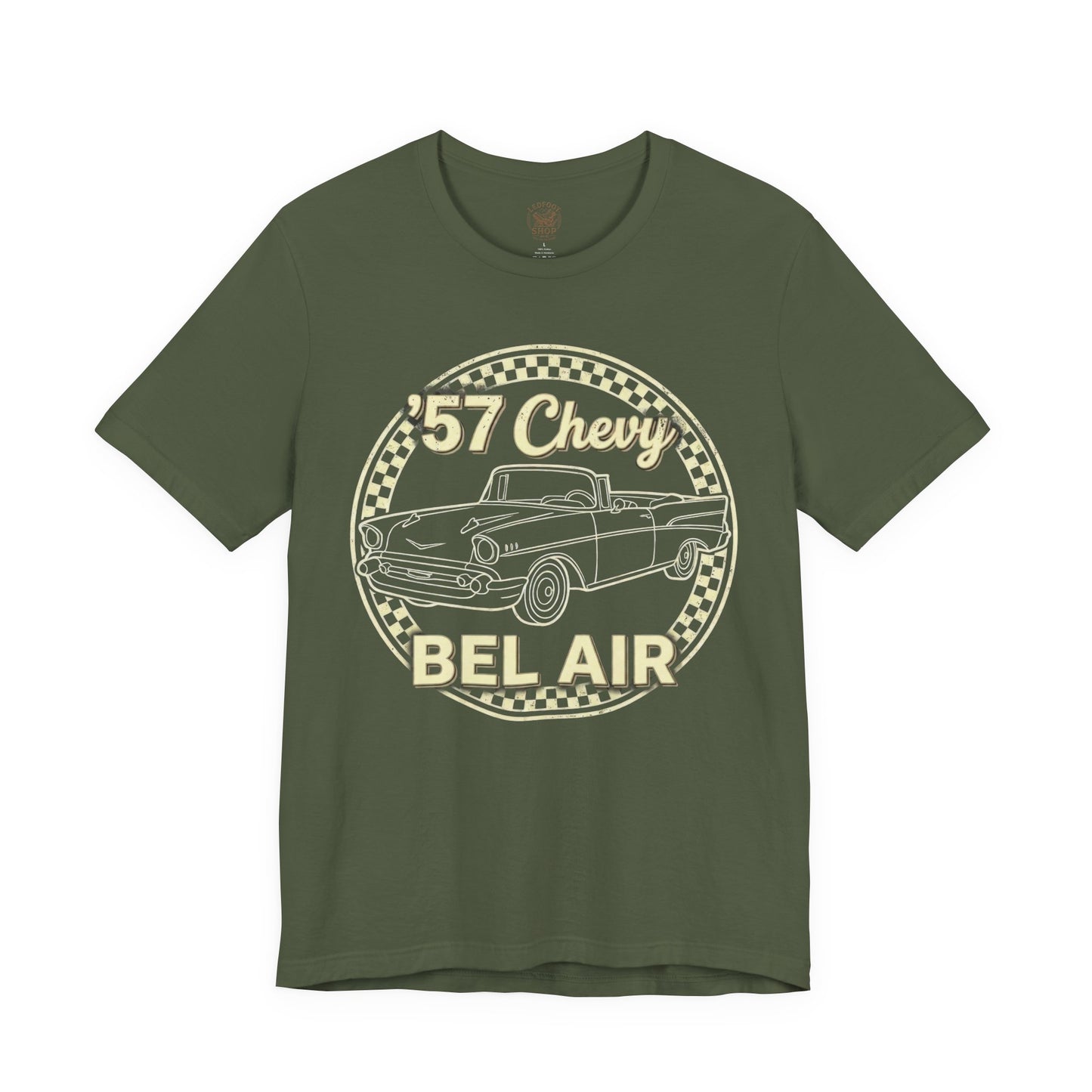 Minimalist 1957 Chevy Shirt | Simple Vintage Car Tee 5B