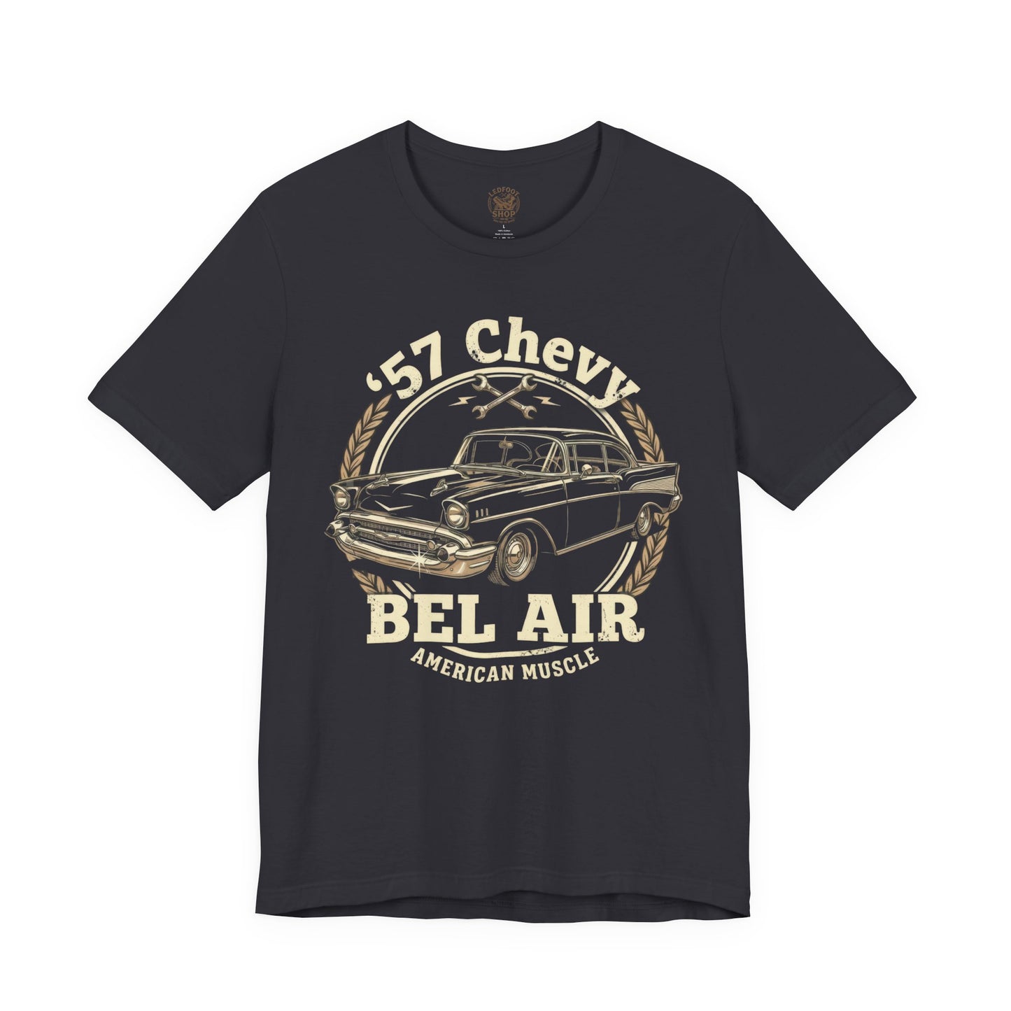 57 Chevy Outline T-Shirt | Classic Car Gift Tee 5A