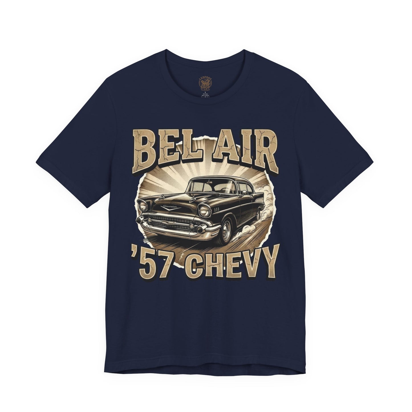Burnout Car Gift Shirt | 57 Chevy Muscle Tee 9B